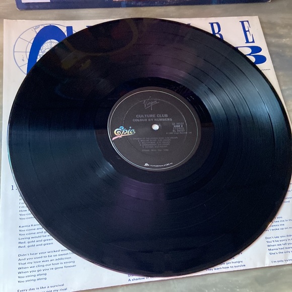 CULTURE CLUB VINYL RECORD COLOUR BY NUMBERS ORIGINAL WITH HYPE - Picture 3 of 8